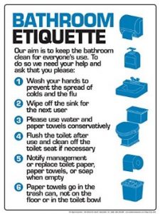 Bathroom Etiquette